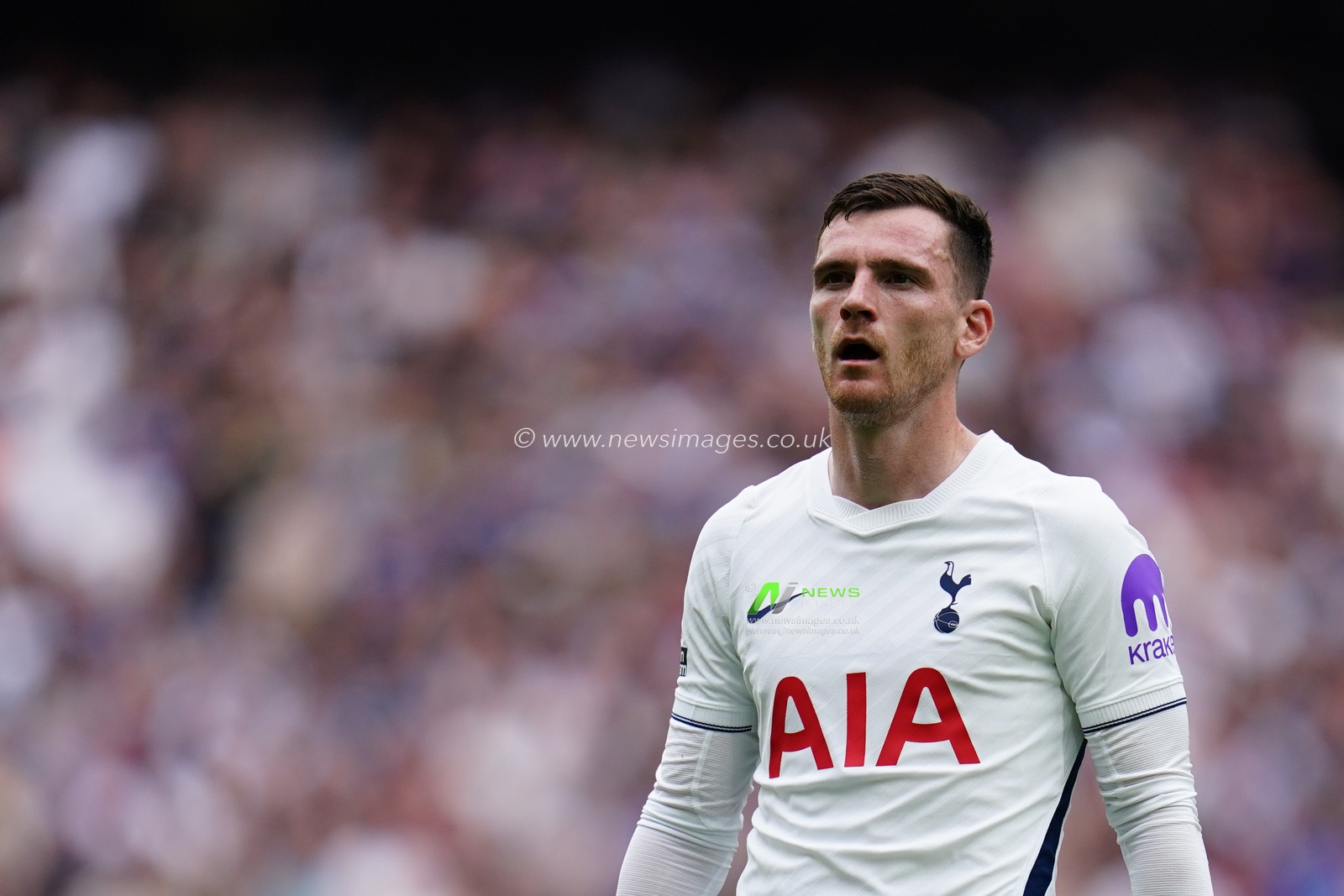 Andrew Robertson of Tottenham Hotspur during the Premier League match Tottenham Hotspur vs Aston Villa at Tottenham Hotspur Stadium, London, United Kingdom on 19 September 2026

(Photo by Harvey Murphy/News Images)