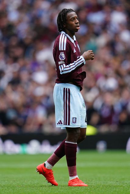 Johan Manzambi of Aston Villa during the Premier League match Tottenham Hotspur vs Aston Villa at Tottenham Hotspur Stadium, London, United Kingdom on 19 September 2026

(Photo by Harvey Murphy/News Images)