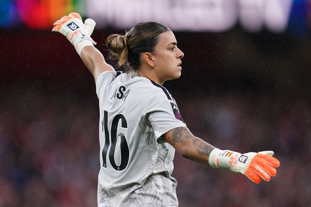 Arsenal goalkeeper Misa Rodríguez during the Women's Super League match Arsenal vs Manchester United at Emirates, London, United Kingdom on 19 September 2026

(Photo by Harvey Murphy/News Images)