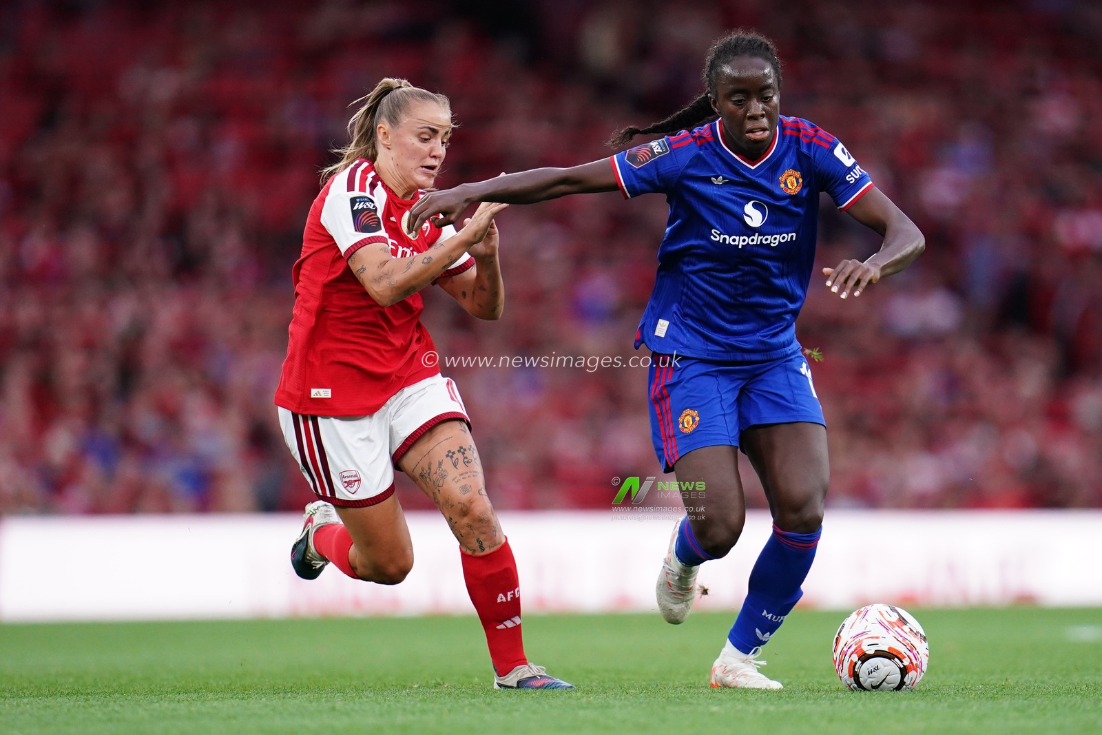 during the Women's Super League match Arsenal vs Manchester United at Emirates, London, United Kingdom on 19 September 2026

(Photo by Harvey Murphy/News Images)