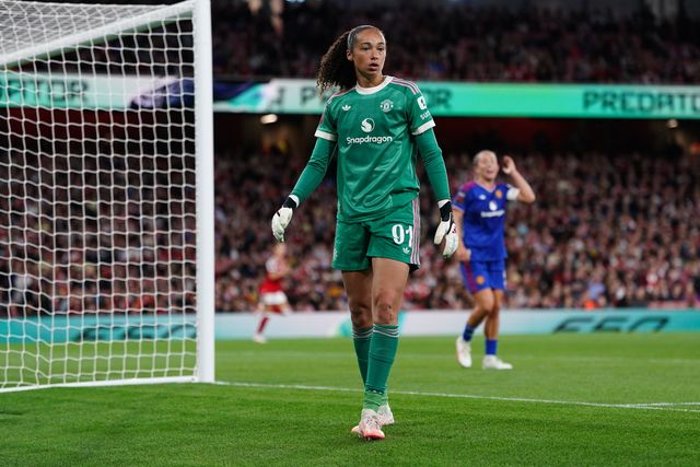 Phallon Tullis-Joyce of Manchester United during the Women's Super League match Arsenal vs Manchester United at Emirates, London, United Kingdom on 19 September 2026

(Photo by Harvey Murphy/News Images)
