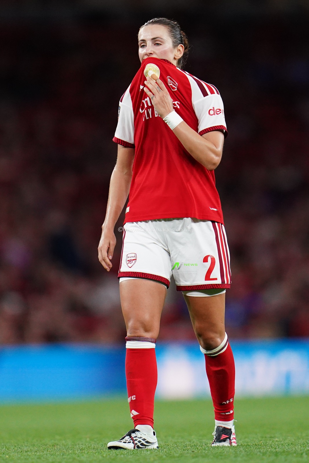 Emily Fox of Arsenal during the Women's Super League match Arsenal vs Manchester United at Emirates, London, United Kingdom on 19 September 2026

(Photo by Harvey Murphy/News Images)
