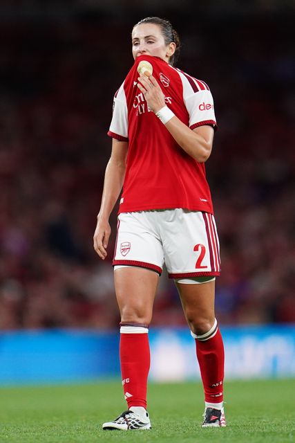 Emily Fox of Arsenal during the Women's Super League match Arsenal vs Manchester United at Emirates, London, United Kingdom on 19 September 2026

(Photo by Harvey Murphy/News Images)