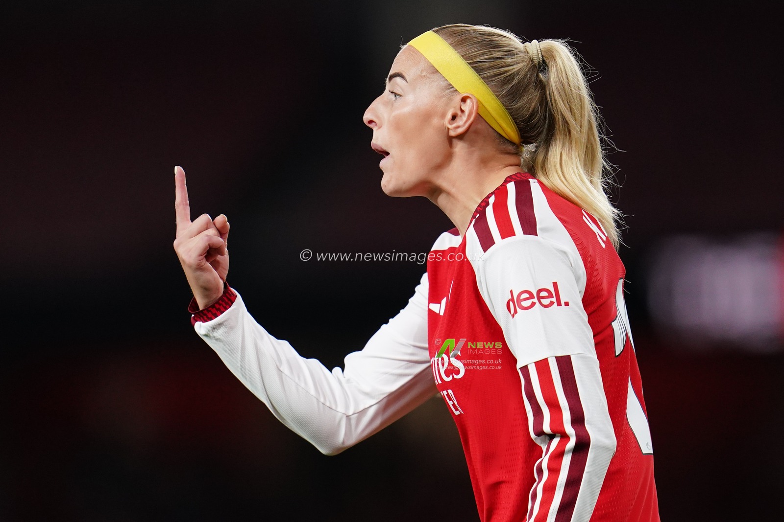 Chloe Kelly of Arsenal during the Women's Super League match Arsenal vs Manchester United at Emirates, London, United Kingdom on 19 September 2026

(Photo by Harvey Murphy/News Images)