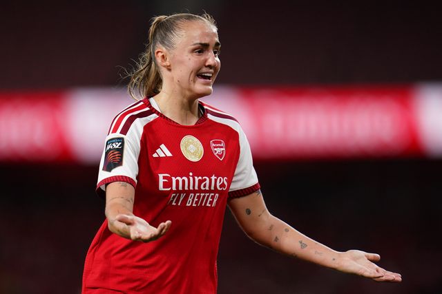 Georgia Stanway of Arsenal shows frustration during the Women's Super League match Arsenal vs Manchester United at Emirates, London, United Kingdom on 19 September 2026

(Photo by Harvey Murphy/News Images)
