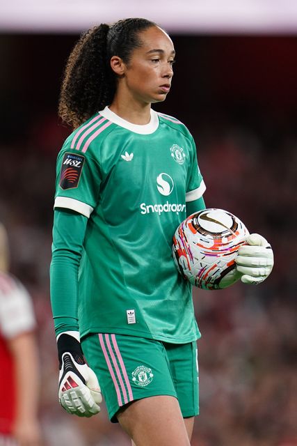 Phallon Tullis-Joyce of Manchester United during the Women's Super League match Arsenal vs Manchester United at Emirates, London, United Kingdom on 19 September 2026

(Photo by Harvey Murphy/News Images)