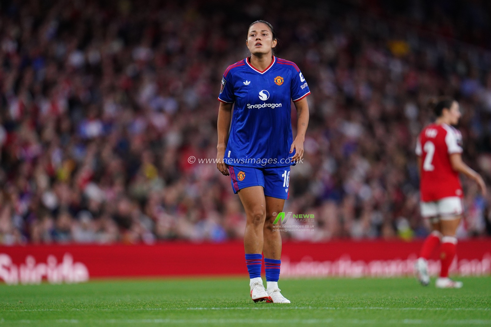Rebeca Bernal of Manchester United during the Women's Super League match Arsenal vs Manchester United at Emirates, London, United Kingdom on 19 September 2026

(Photo by Harvey Murphy/News Images)
