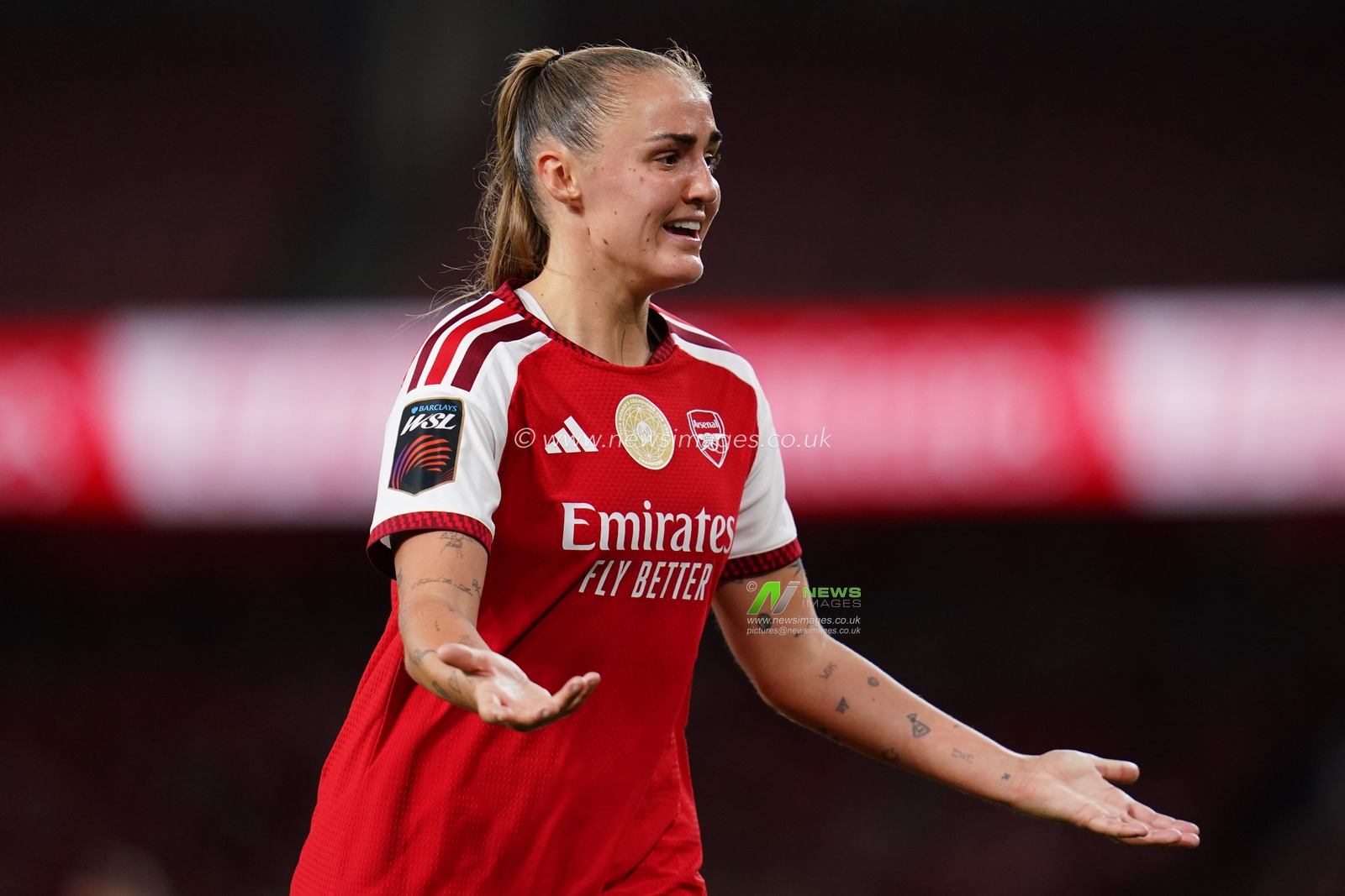 Georgia Stanway of Arsenal during the Women's Super League match Arsenal vs Manchester United at Emirates, London, United Kingdom on 19 September 2026

(Photo by Harvey Murphy/News Images)
