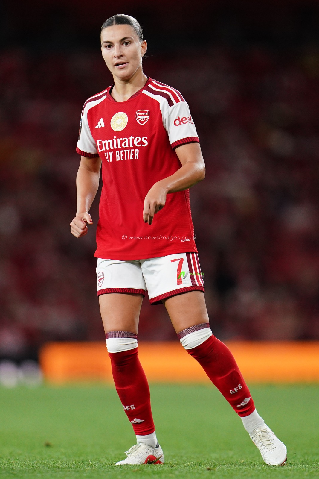 Steph Catley of Arsenal during the Women's Super League match Arsenal vs Manchester United at Emirates, London, United Kingdom on 19 September 2026

(Photo by Harvey Murphy/News Images)