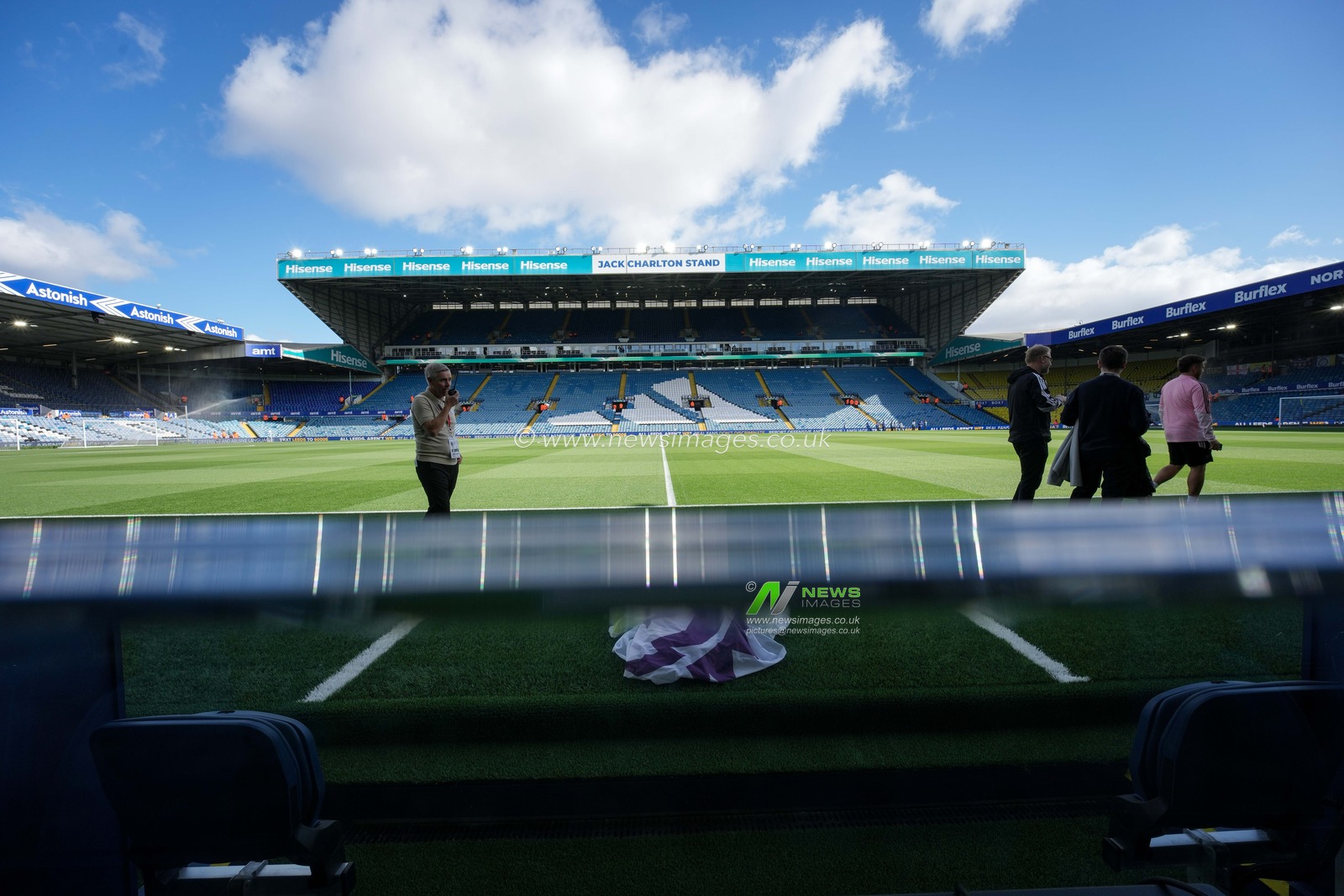 A general view of the pitch and standsduring the Premier League match Leeds United vs Crystal Palace at Elland Road, Leeds, United Kingdom on 20 September 2026

(Photo by Maynard Manyowa/News Images)