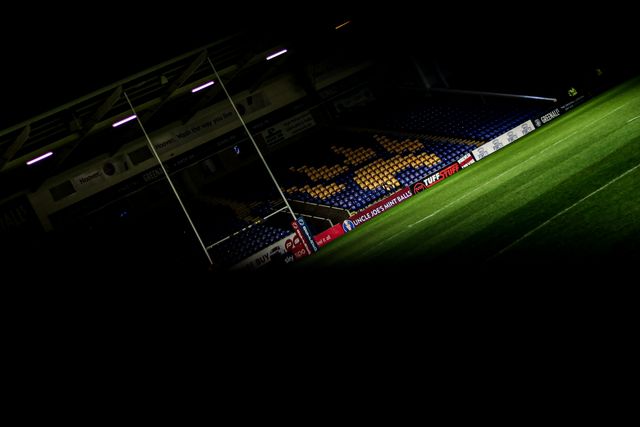 A general view of Halliwell Jones Stadium ahead of the Betfred Challenge Cup match Warrington Wolves vs Sheffield Eagles at The Halliwell Jones Stadium, Warrington, United Kingdom on 06 February 2026

(Photo by Alfie Cosgrove/News Images)