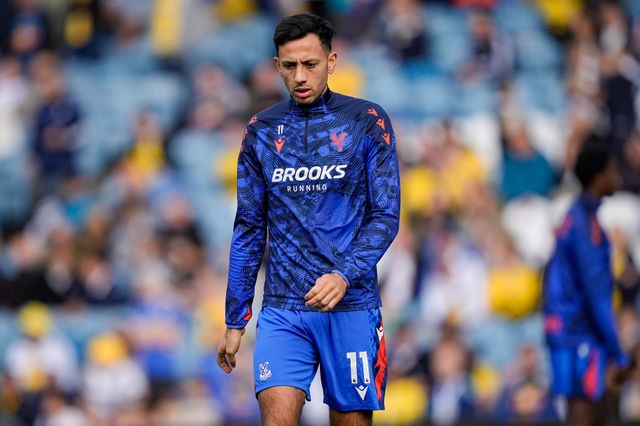 Dwight McNeil of Crystal Palace in the pregame warmup session  during the Premier League match Leeds United vs Crystal Palace at Elland Road, Leeds, United Kingdom on 20 September 2026

(Photo by Maynard Manyowa/News Images)