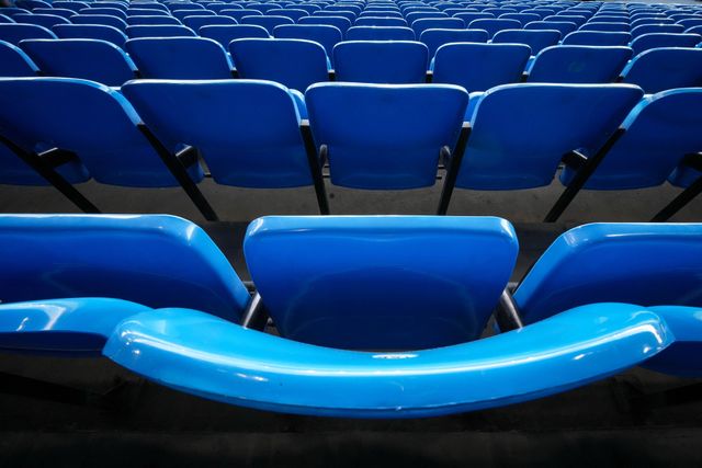 A general view of the seat patterns during the Premier League match Leeds United vs Crystal Palace at Elland Road, Leeds, United Kingdom on 20 September 2026

(Photo by Maynard Manyowa/News Images)