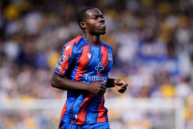 Tyrick Mitchell of Crystal Palace in action during the Premier League match Leeds United vs Crystal Palace at Elland Road, Leeds, United Kingdom on 20 September 2026

(Photo by Maynard Manyowa/News Images)