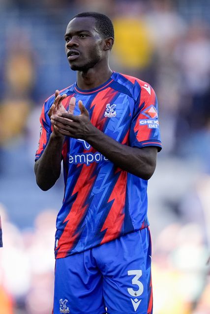 Tyrick Mitchell of Crystal Palace applauds the fans after the final whistle  during the Premier League match Leeds United vs Crystal Palace at Elland Road, Leeds, United Kingdom on 20 September 2026

(Photo by Maynard Manyowa/News Images)
