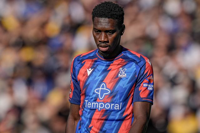 Ismaila Sarr of Crystal Palace in action during the Premier League match Leeds United vs Crystal Palace at Elland Road, Leeds, United Kingdom on 20 September 2026

(Photo by Maynard Manyowa/News Images)