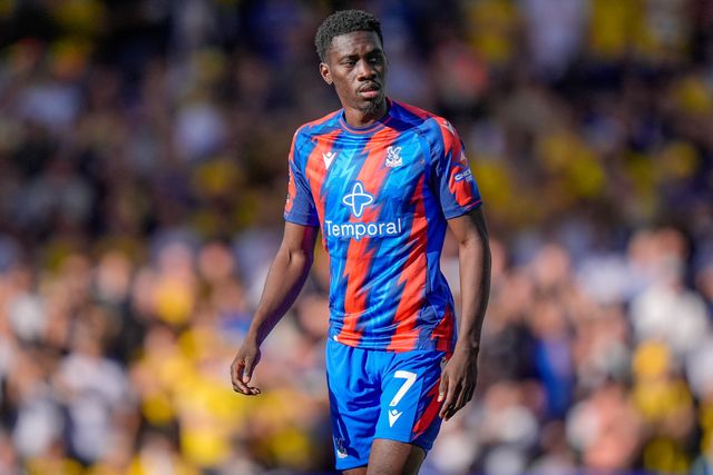 Ismaila Sarr of Crystal Palace in action during the Premier League match Leeds United vs Crystal Palace at Elland Road, Leeds, United Kingdom on 20 September 2026

(Photo by Maynard Manyowa/News Images)