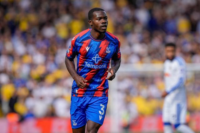 Tyrick Mitchell of Crystal Palace in action during the Premier League match Leeds United vs Crystal Palace at Elland Road, Leeds, United Kingdom on 20 September 2026

(Photo by Maynard Manyowa/News Images)