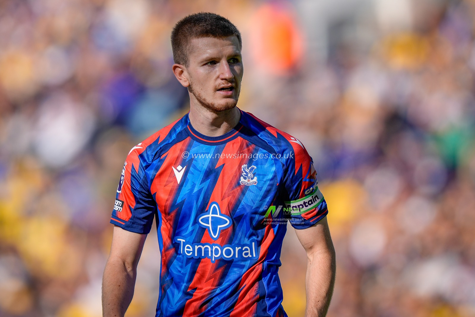 Adam Wharton of Crystal Palace in action during the Premier League match Leeds United vs Crystal Palace at Elland Road, Leeds, United Kingdom on 20 September 2026

(Photo by Maynard Manyowa/News Images)