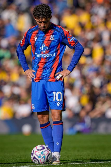 Yeremi Pino of Crystal Palace in action during the Premier League match Leeds United vs Crystal Palace at Elland Road, Leeds, United Kingdom on 20 September 2026

(Photo by Maynard Manyowa/News Images)