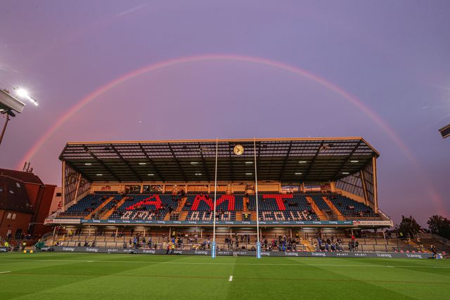 A general view of Headingley Stadium ahead of the Betfred Super League Play-off Semi-Final match Leeds Rhinos vs Warrington Wolves at AMT Headingley Stadium, Leeds, United Kingdom on 25 September 2026

(Photo by Alfie Cosgrove/News Images)