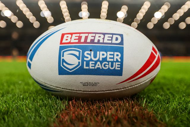 The Betfred Super League ball during the Betfred Super League Play-off Semi-Final match Leeds Rhinos vs Warrington Wolves at AMT Headingley Stadium, Leeds, United Kingdom on 25 September 2026

(Photo by Alfie Cosgrove/News Images)