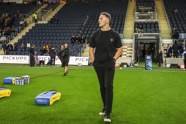 Sam Burgess manager of Warrington Wolves during the Betfred Super League Play-off Semi-Final match Leeds Rhinos vs Warrington Wolves at AMT Headingley Stadium, Leeds, United Kingdom on 25 September 2026

(Photo by Alfie Cosgrove/News Images)