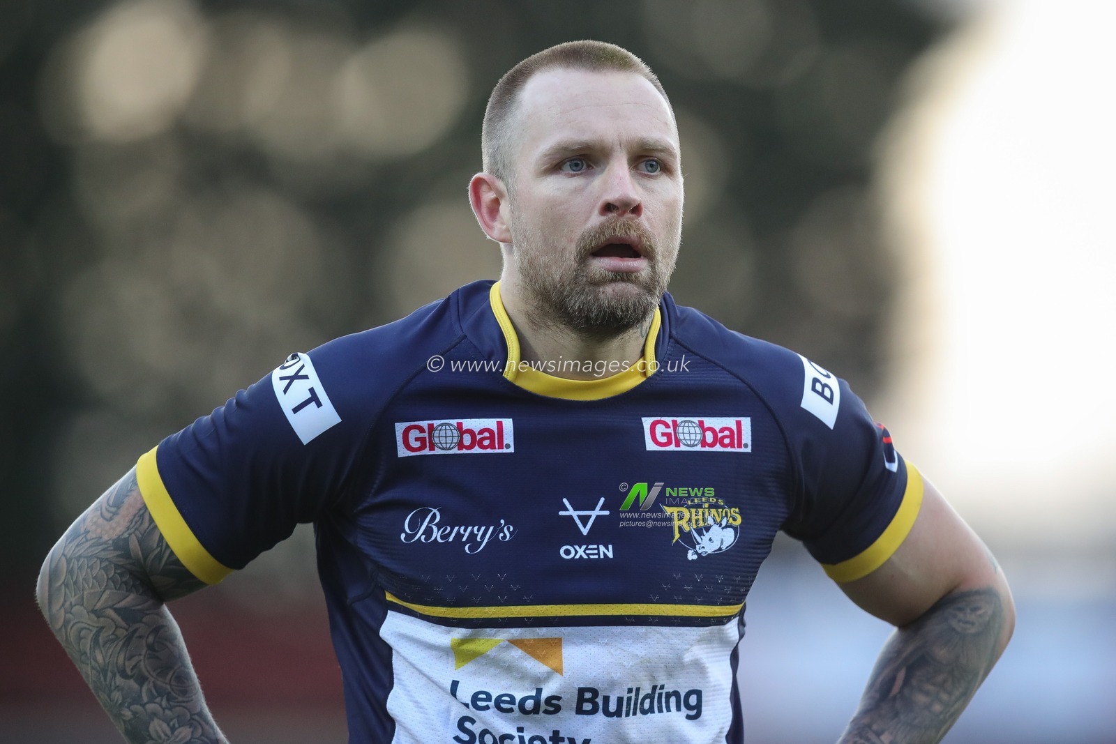 A dejected Blake Austin #6 of Leeds Rhinos during the Rugby League Pre Season match Hull KR vs Leeds Rhinos at Sewell Group Craven Park, Kingston upon Hull, United Kingdom, 5th February 2023

(Photo by James Heaton/News Images)