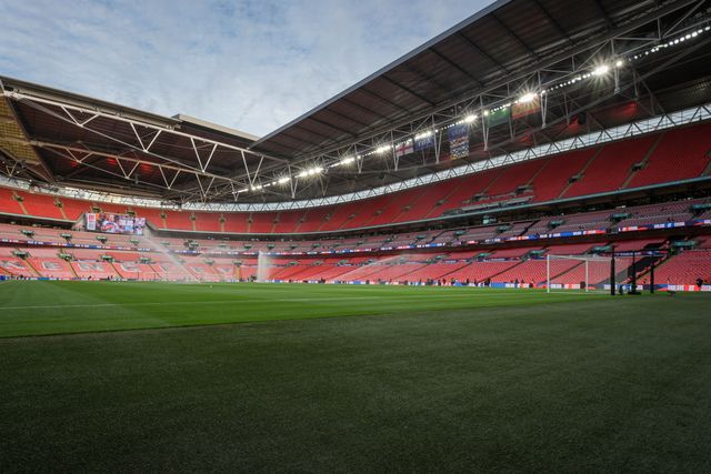 A general view of the stands and pitch before kick off during the UEFA Nations League match England vs Spain at Wembley Stadium, London, United Kingdom on 26 September 2026

(Photo by Maynard Manyowa/News Images)