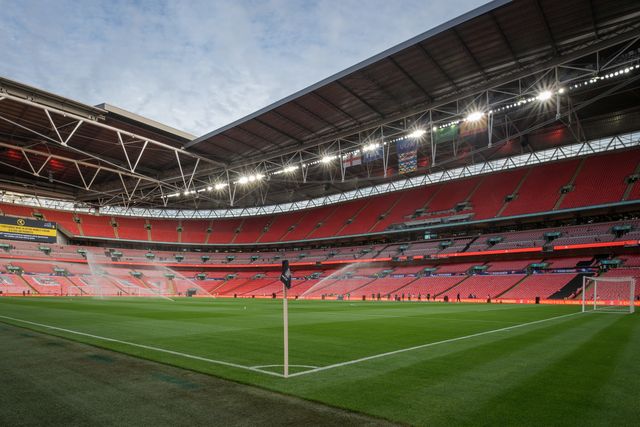 A general view of the stands and pitch before kick off during the UEFA Nations League match England vs Spain at Wembley Stadium, London, United Kingdom on 26 September 2026

(Photo by Maynard Manyowa/News Images)