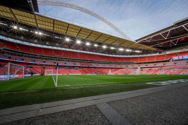 A general view of the stands and pitch before kick off during the UEFA Nations League match England vs Spain at Wembley Stadium, London, United Kingdom on 26 September 2026

(Photo by Maynard Manyowa/News Images)