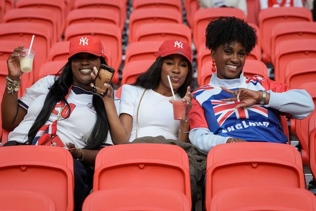 England fans in the stadium before kick off during the UEFA Nations League match England vs Spain at Wembley Stadium, London, United Kingdom on 26 September 2026

(Photo by Maynard Manyowa/News Images)