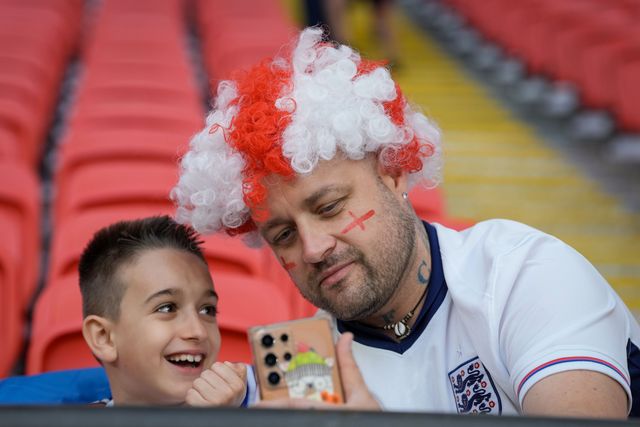England fans in the stadium before kick off during the UEFA Nations League match England vs Spain at Wembley Stadium, London, United Kingdom on 26 September 2026

(Photo by Maynard Manyowa/News Images)