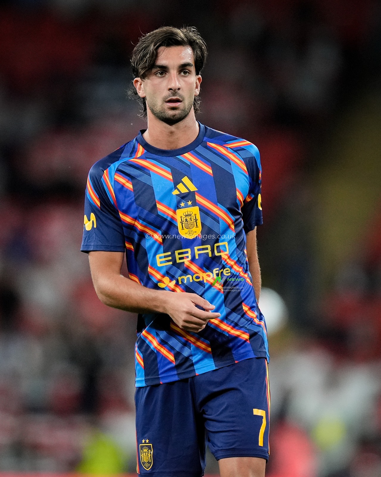 Ferran Torres of Spain in the pregame warmup session  during the UEFA Nations League match England vs Spain at Wembley Stadium, London, United Kingdom on 26 September 2026

(Photo by Maynard Manyowa/News Images)