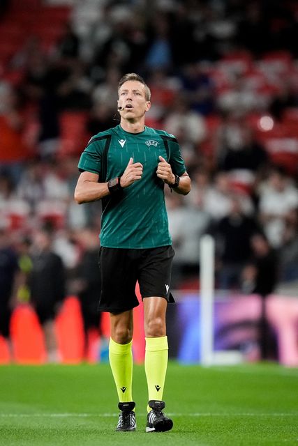 Referee Davide Massa during the UEFA Nations League match England vs Spain at Wembley Stadium, London, United Kingdom on 26 September 2026

(Photo by Maynard Manyowa/News Images)