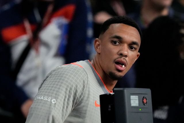 Trent Alexander-Arnold of England on the subs bench during the UEFA Nations League match England vs Spain at Wembley Stadium, London, United Kingdom on 26 September 2026

(Photo by Maynard Manyowa/News Images)