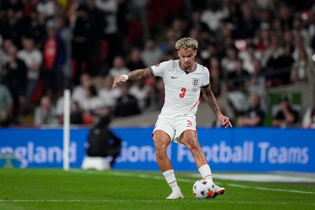 Nico O’Reilly of England passes the ball  during the UEFA Nations League match England vs Spain at Wembley Stadium, London, United Kingdom on 26 September 2026

(Photo by Maynard Manyowa/News Images)