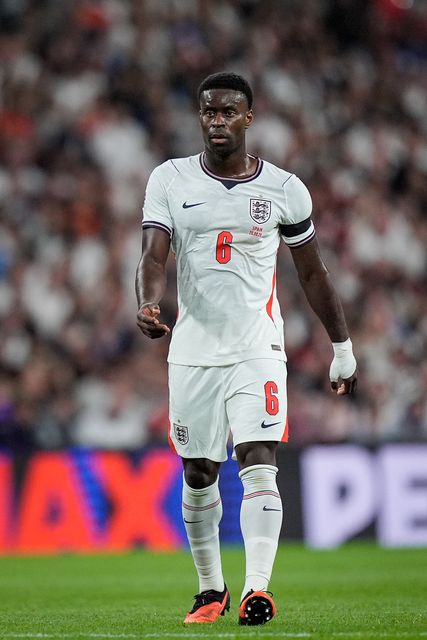 Marc Guéhi of England in action during the UEFA Nations League match England vs Spain at Wembley Stadium, London, United Kingdom on 26 September 2026

(Photo by Maynard Manyowa/News Images)