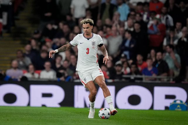Nico O’Reilly of England in action during the UEFA Nations League match England vs Spain at Wembley Stadium, London, United Kingdom on 26 September 2026

(Photo by Maynard Manyowa/News Images)