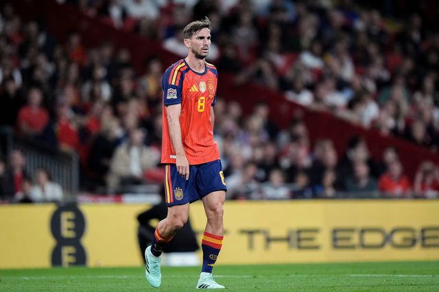 Fabián Ruiz of Spain in action during the UEFA Nations League match England vs Spain at Wembley Stadium, London, United Kingdom on 26 September 2026

(Photo by Maynard Manyowa/News Images)
