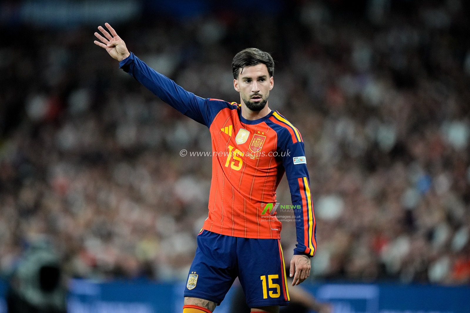 Álex Baena of Spain in action during the UEFA Nations League match England vs Spain at Wembley Stadium, London, United Kingdom on 26 September 2026

(Photo by Maynard Manyowa/News Images)