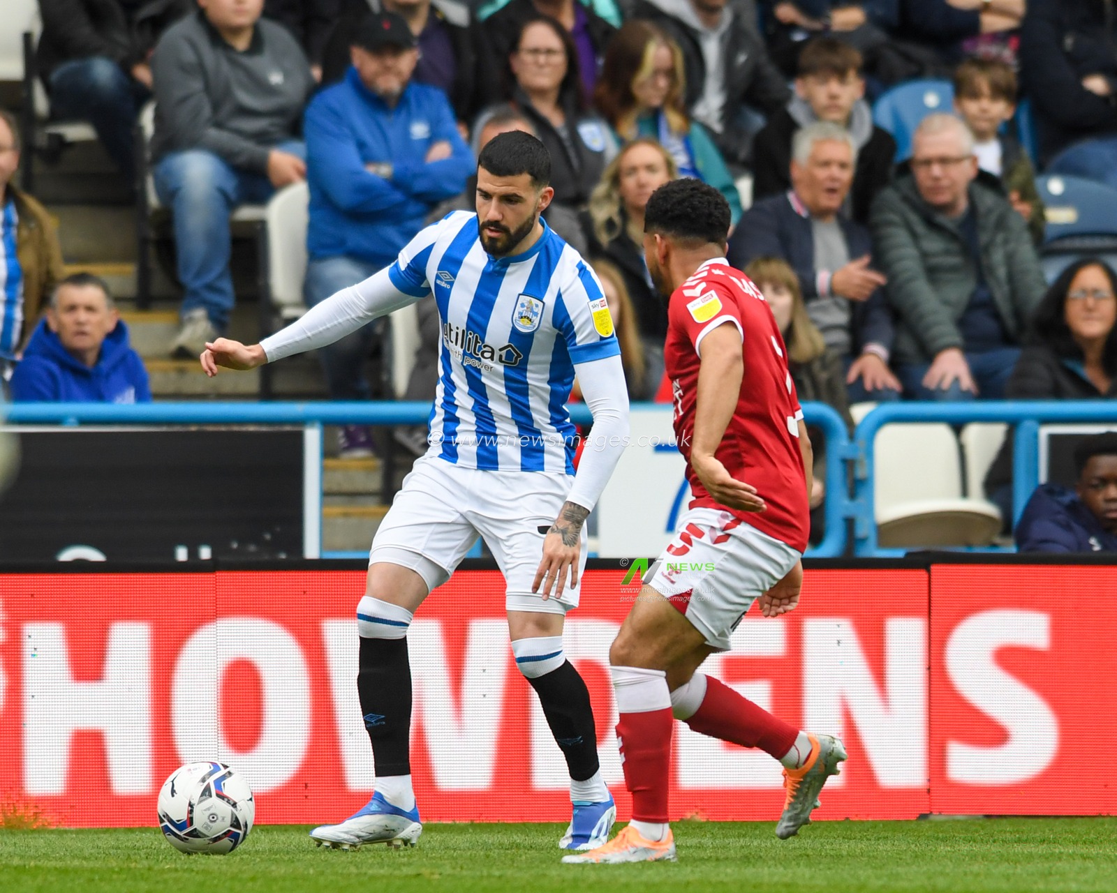 Pipa #2 of Huddersfield Town in action during the game