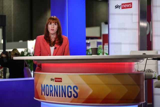 Angela Rayner speaks live on Sky News Morning program during the Labour Party Annual Conference 2026 at Convention Centre, Liverpool, United Kingdom on 27 September 2026

(Photo by Mark Cosgrove/News Images)
