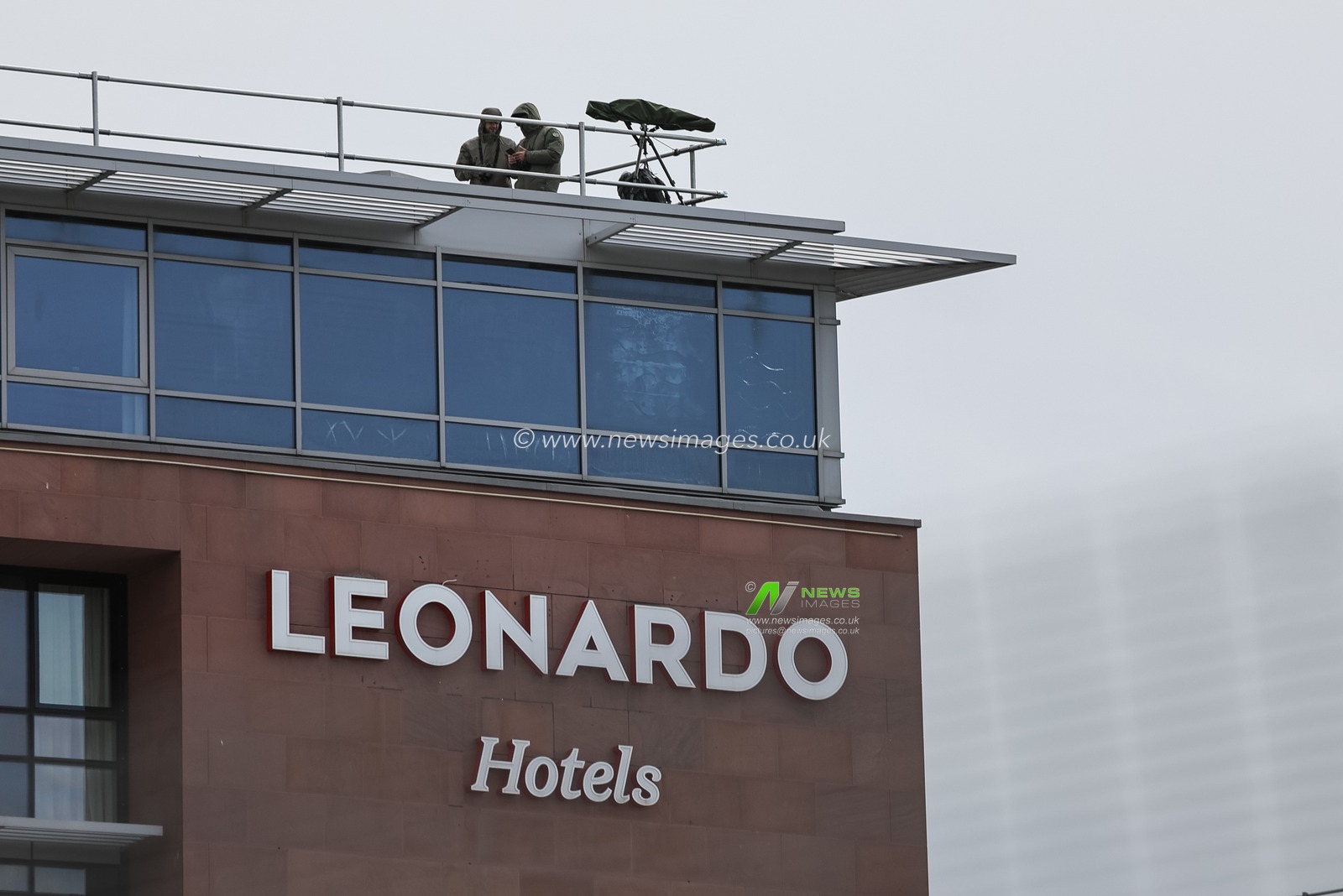Sniper Police on the roof of Leonardo Hotel during the Labour Party Annual Conference 2026 at Convention Centre, Liverpool, United Kingdom on 27 September 2026

(Photo by Mark Cosgrove/News Images)