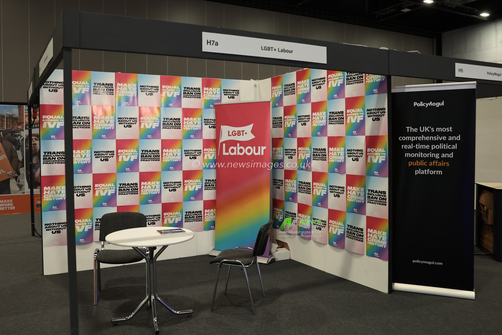 LGBT + Labour stand during the Labour Party Annual Conference 2026 at Convention Centre, Liverpool, United Kingdom on 27 September 2026

(Photo by Mark Cosgrove/News Images)