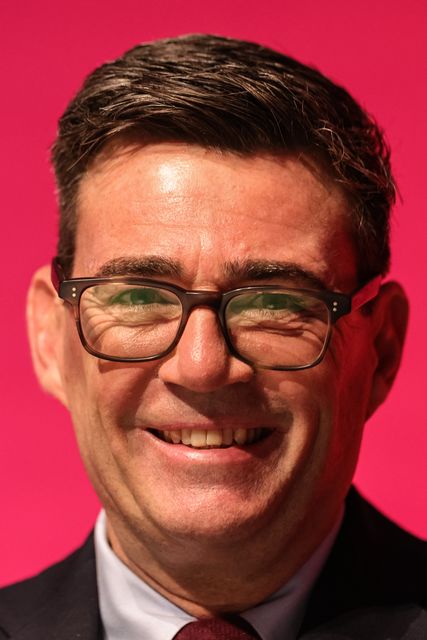 Prime Minister of the United Kingdom Andy Burnham looks on and smiles as the opening speech gets underway during the Labour Party Annual Conference 2026 at Convention Centre, Liverpool, United Kingdom on 27 September 2026

(Photo by Mark Cosgrove/News Images)