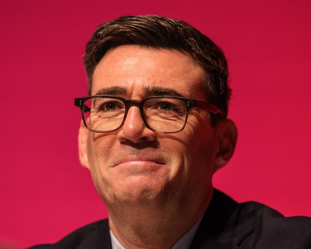 Prime Minister of the United Kingdom Andy Burnham looks on and smiles as the opening speech gets underway during the Labour Party Annual Conference 2026 at Convention Centre, Liverpool, United Kingdom on 27 September 2026

(Photo by Mark Cosgrove/News Images)