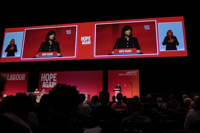 Deputy Leader of the Labour Party and Secretary of State for Education Lucy Powell MP speaks during the Labour Party Annual Conference 2026 at Convention Centre, Liverpool, United Kingdom on 27 September 2026

(Photo by Mark Cosgrove/News Images)