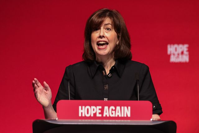 Deputy Leader of the Labour Party and Secretary of State for Education Lucy Powell MP speaks during the Labour Party Annual Conference 2026 at Convention Centre, Liverpool, United Kingdom on 27 September 2026

(Photo by Mark Cosgrove/News Images)