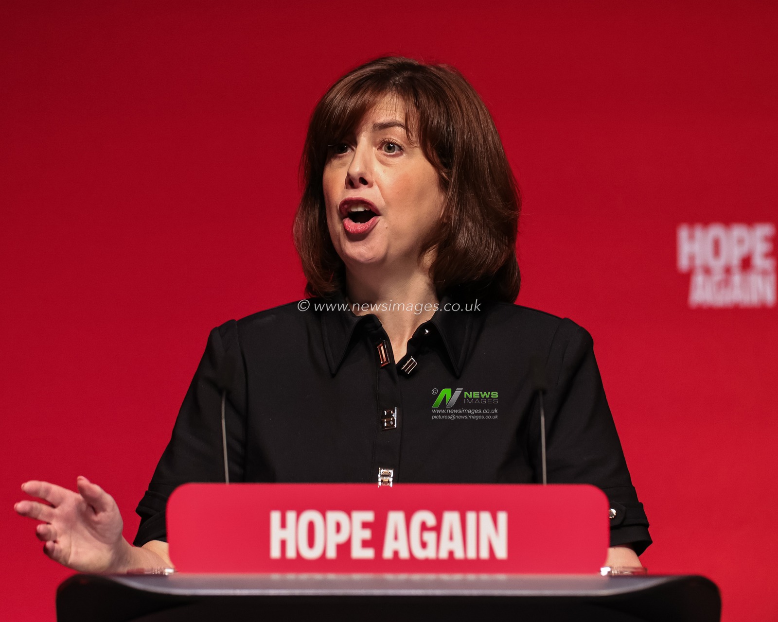 Deputy Leader of the Labour Party and Secretary of State for Education Lucy Powell MP speaks during the Labour Party Annual Conference 2026 at Convention Centre, Liverpool, United Kingdom on 27 September 2026

(Photo by Mark Cosgrove/News Images)